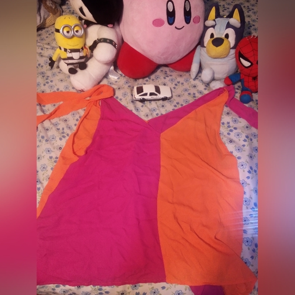 Pink and Orange Top